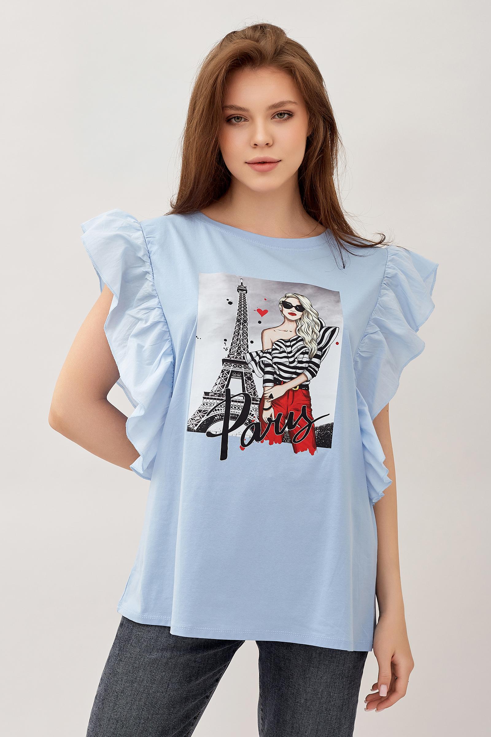 Футболка женская Париж Г Арт. 8595