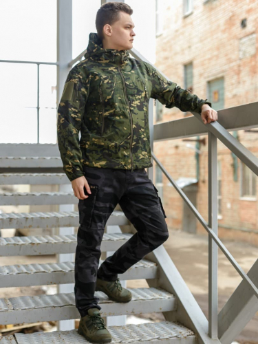 Куртка Shark Softshell, multicam dark