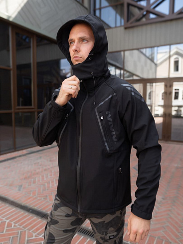 Куртка SoftShell, black