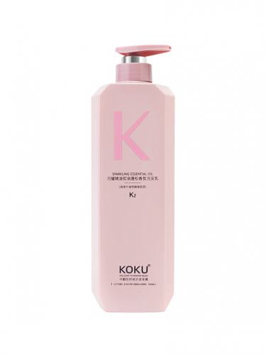 [KOKU] Парфюмированный шампунь К2 ОБЪЕМ с маслом камелии Shining Essential Oil Control Fluffy Fragrance Hair shampoo, 750мл