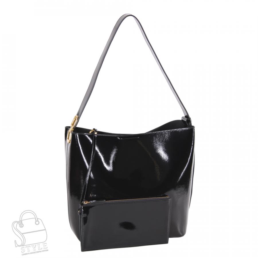 Сумка женская кожаная 1266EC black Euro-Col в Новосибирске