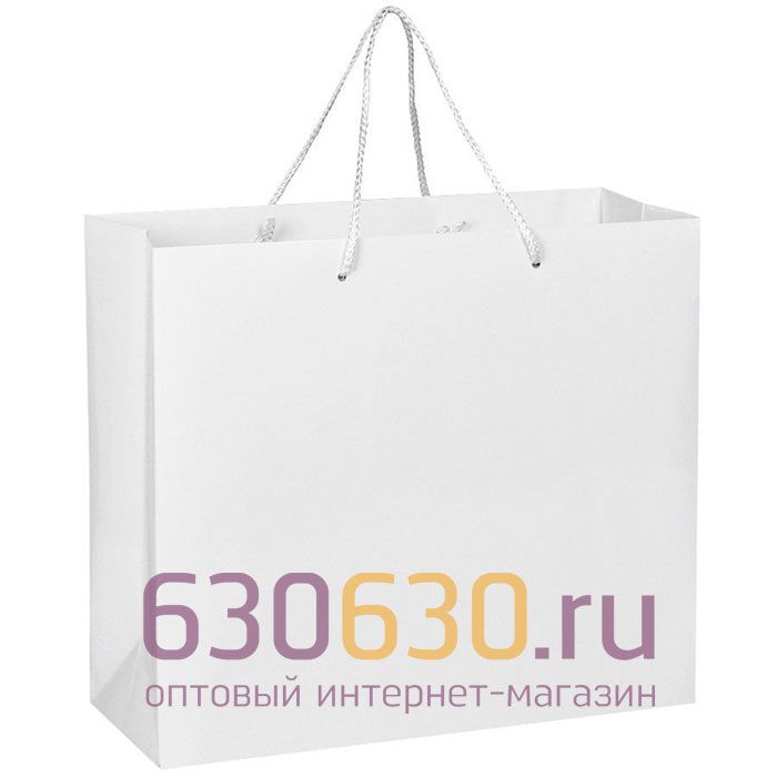 Подарочный Пакет белый без логотипа 35 х 25 см