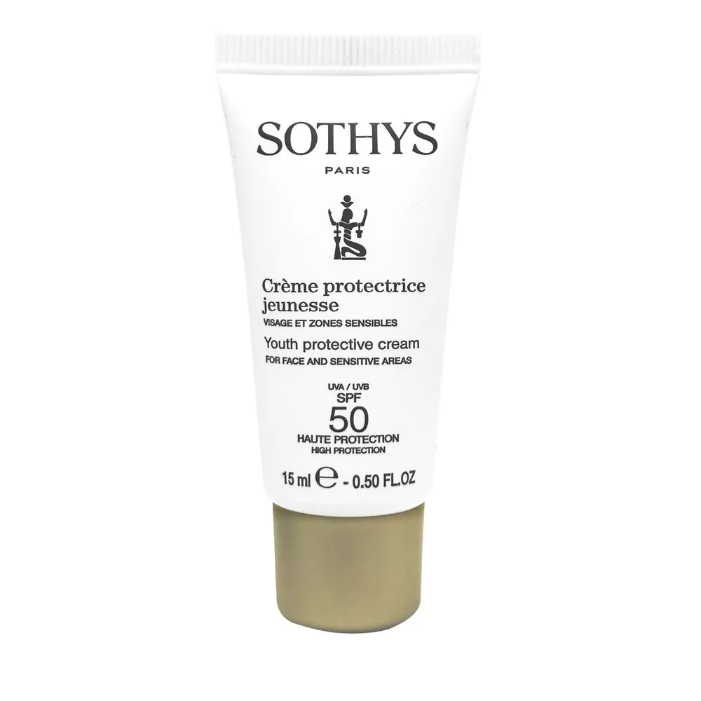 Sothys Омолаживающий защитный крем SPF 50 для лица и чувствительных зон / Youth protective cream SPF 50 15 мл