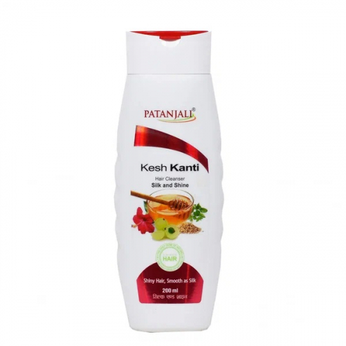 PATANJALI Kesh Kanti Silk And Shine Hair Cleanser Шампунь для волос Кеш Канти Шёлк и блеск 200мл