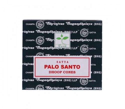 SATYA Palo Santo Dhoop Cone Благовония конусы 12шт