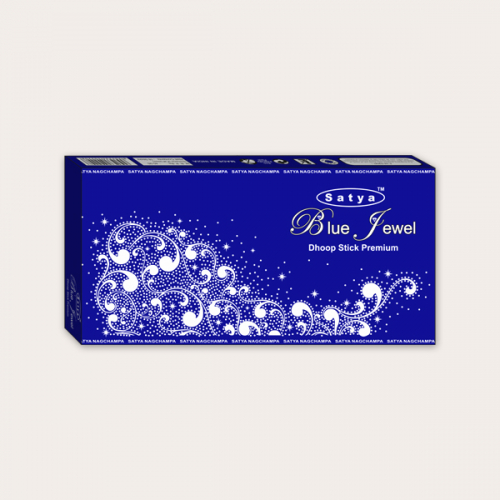 SATYA Blue Jewel Dhoop Sticks Благовония безосновные 20шт