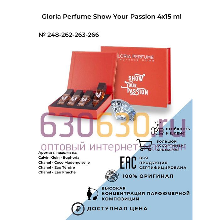 Подарочный набор Gloria Perfume