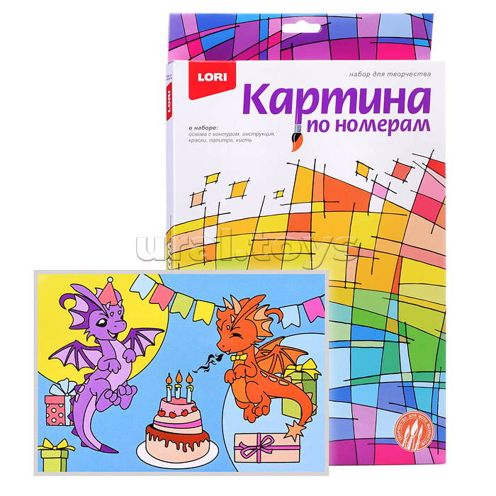Картина по номерам для малышей