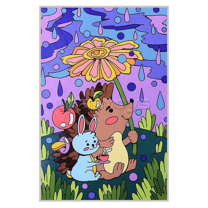 Картина по номерам для малышей. Волшебные истории