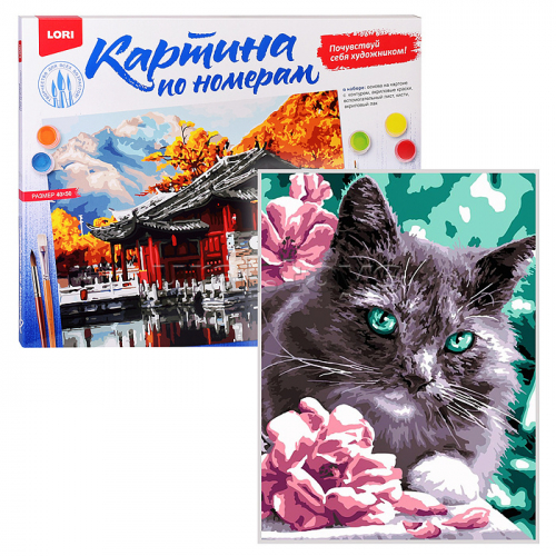 Картина по номерам на картоне 40*50 см 