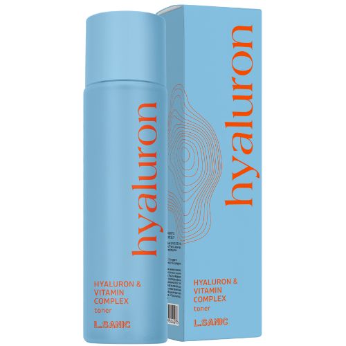 Тонер суперувл. с гиалурон.кислот. и витамин., L.Sanic Deep Moisturizing Hyaluronic Acid and Vitamin Complex Toner, 150ml