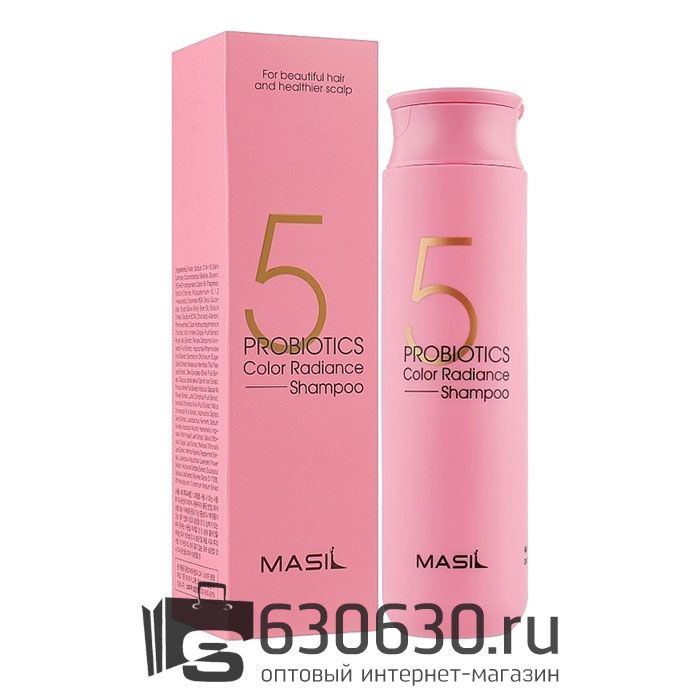Шампунь для защиты цвета волос с пробиотиками Masil