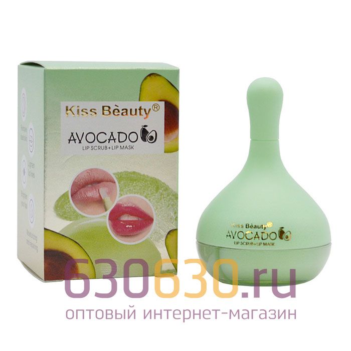 Скраб-маска для губ с экстрактом Авокадо Kiss Beauty