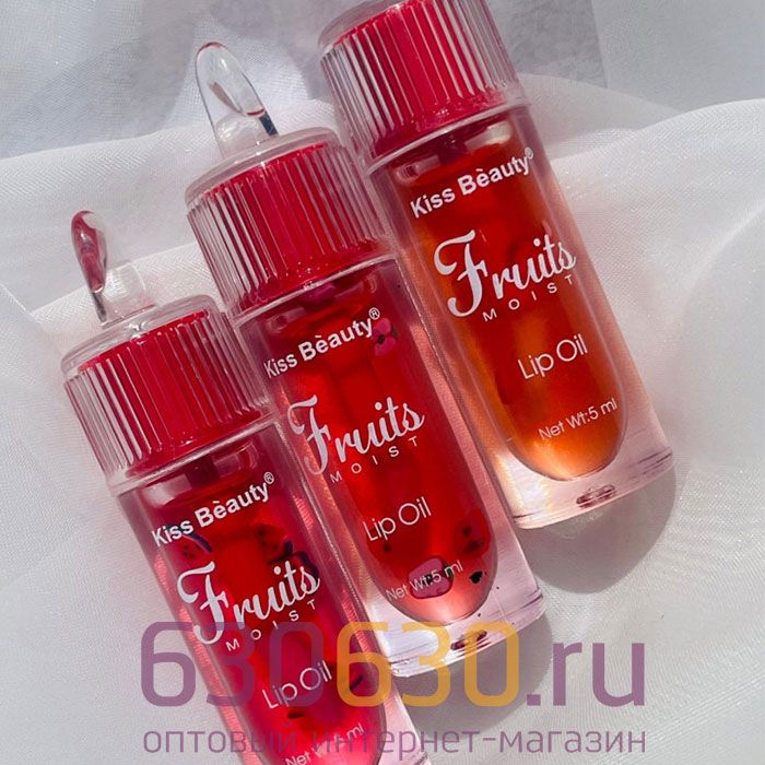 Фруктовый блеск для губ с увлажняющим эффектом Kiss Beauty