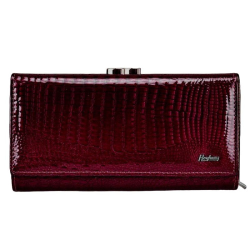 ст. цена1295руб.! Женский кожаный кошелек AE1518 DARK RED