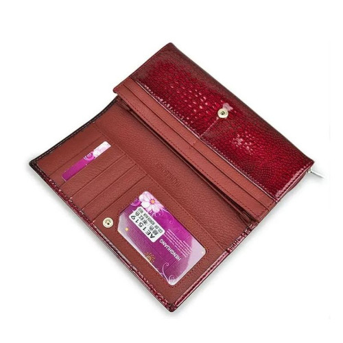 ст. цена1295руб.! Женский кожаный кошелек AE1518 RED