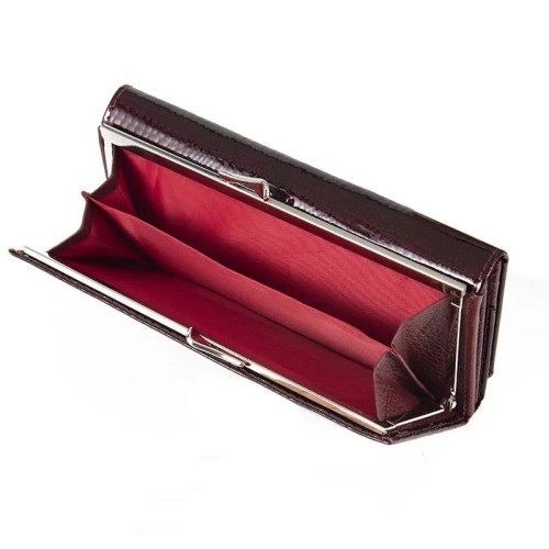 ст. цена1295руб.! Женский кожаный кошелек AE1518 DARK RED