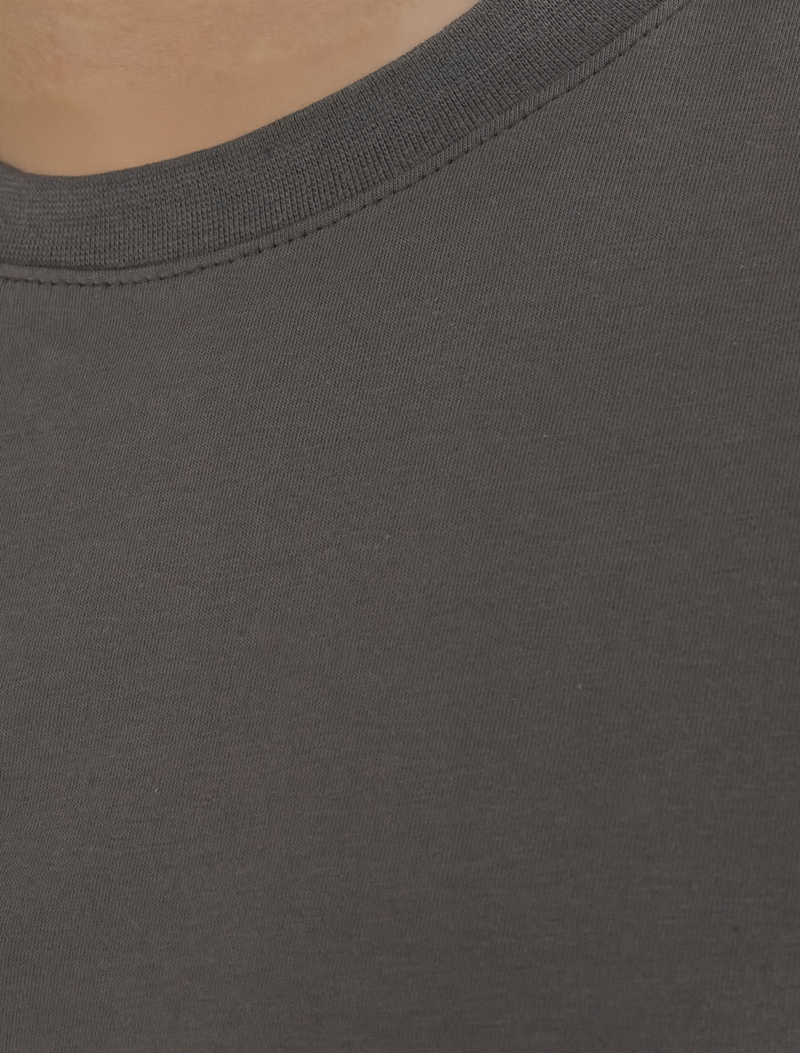 Ст.цена 1090р Футболка slim fit из премиального хлопка с эластаном U49.020 т.серый