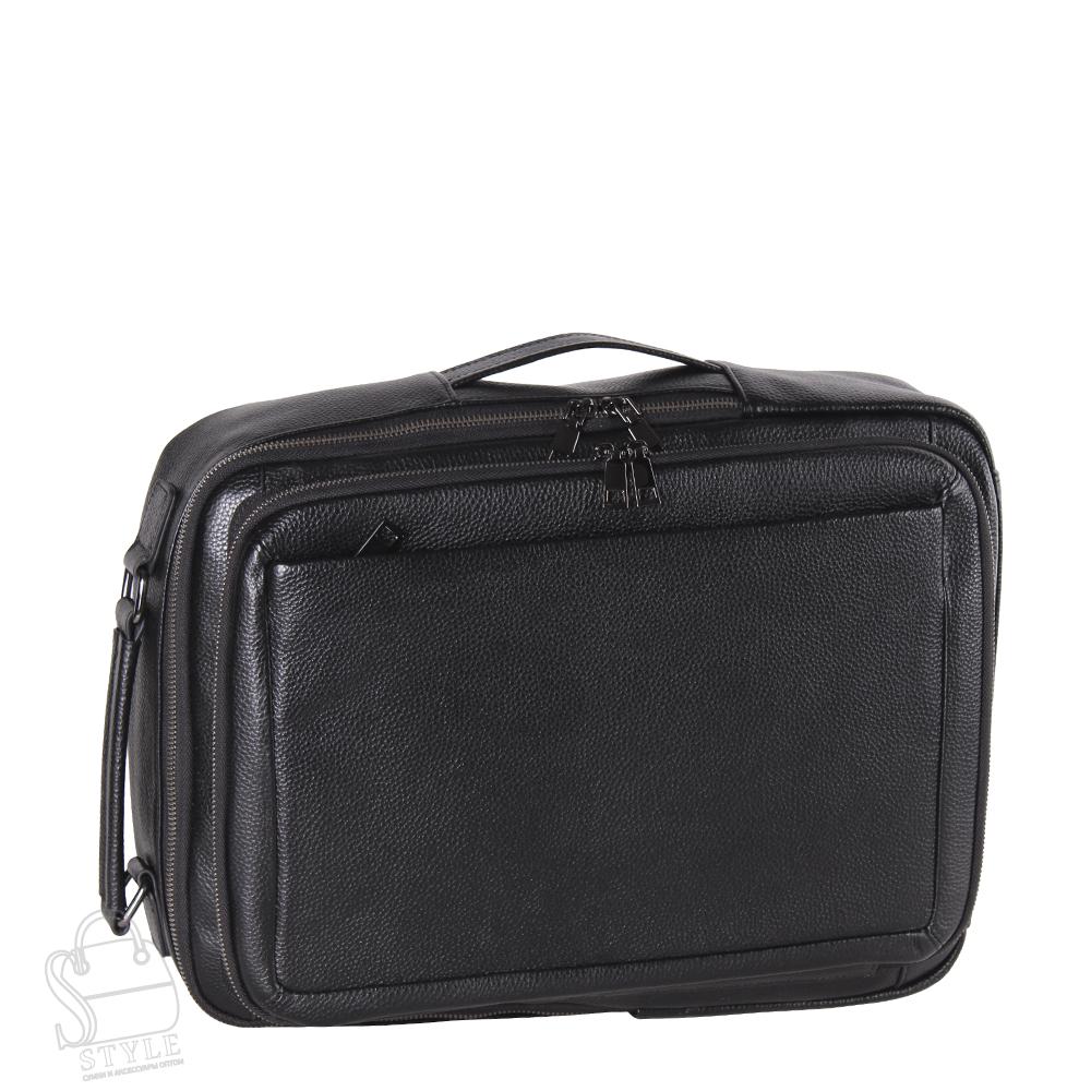 Рюкзак мужской кожаный 131419-149H black Heanbag