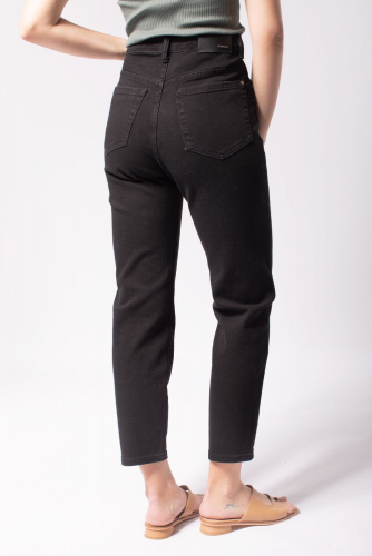 Ст.цена 2390р Джинсы mom-fit из эластичного денима D54.269 черный