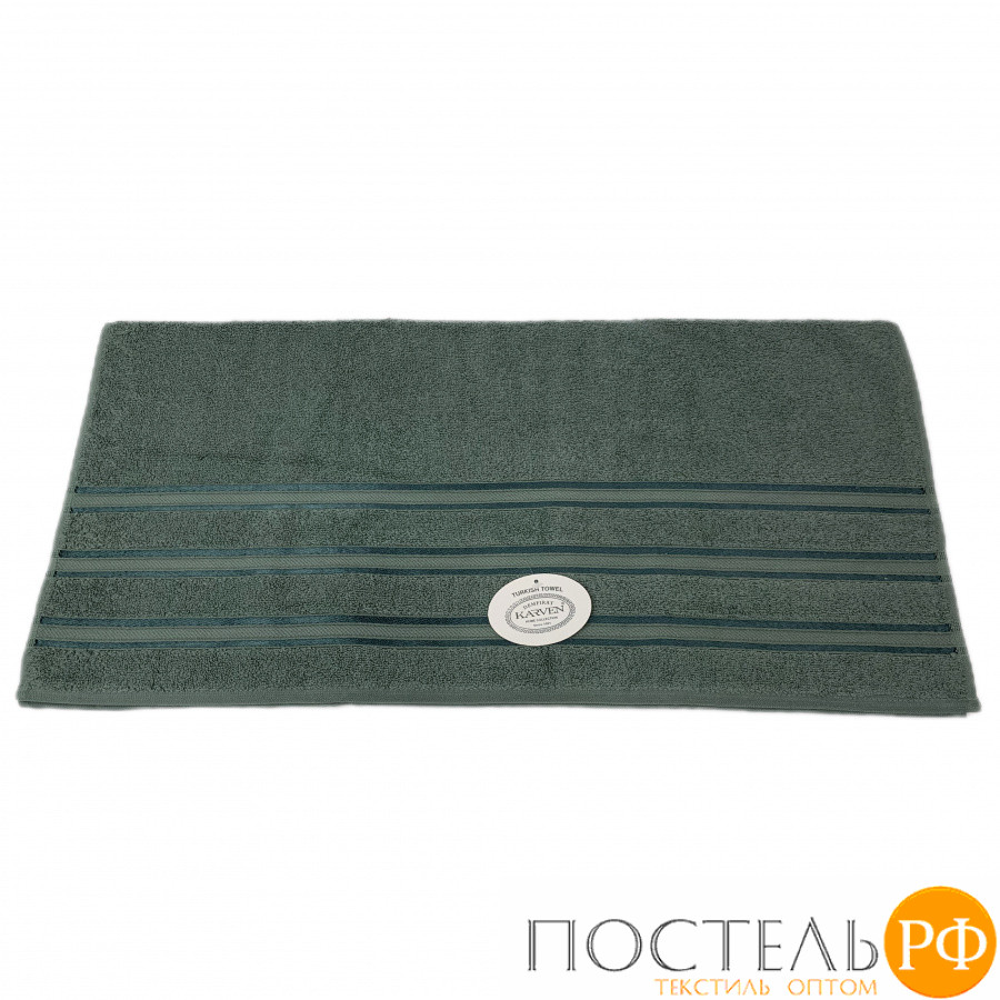 Полотенце Карвен Mikro Delux махра 70*140 1 шт. Н 5154 k.yesil