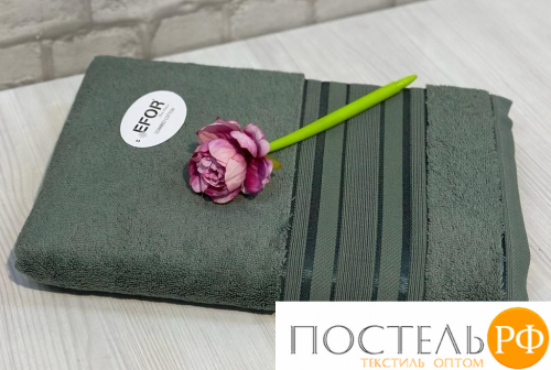 T1135/S-2 Набор полотенец EFOR NEW KOLLECTION из 1-ого предмета (70*140) HAKI зеленый