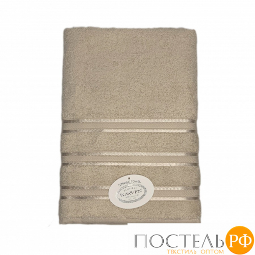 Полотенце Карвен Mikro Delux махра 70*140 1 шт. Н 5154 bej 1