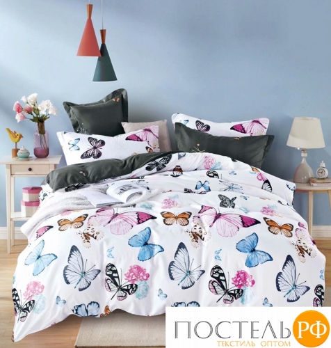 DF02-334-50 код1179, КПБ Dream Fly 2 спальный, 50x70 (2 шт), Микросатин, ПВХ упаковка