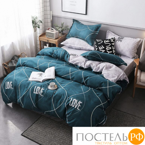 DF02-119-70 код1179, КПБ Dream Fly 2 спальный, 70x70 (2 шт), Микросатин, ПВХ упаковка