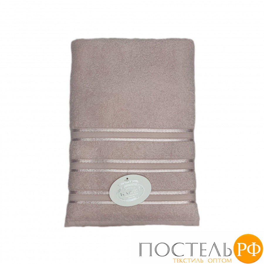 Полотенце Карвен Mikro Delux махра 70*140 1 шт. Н 5154 pembe