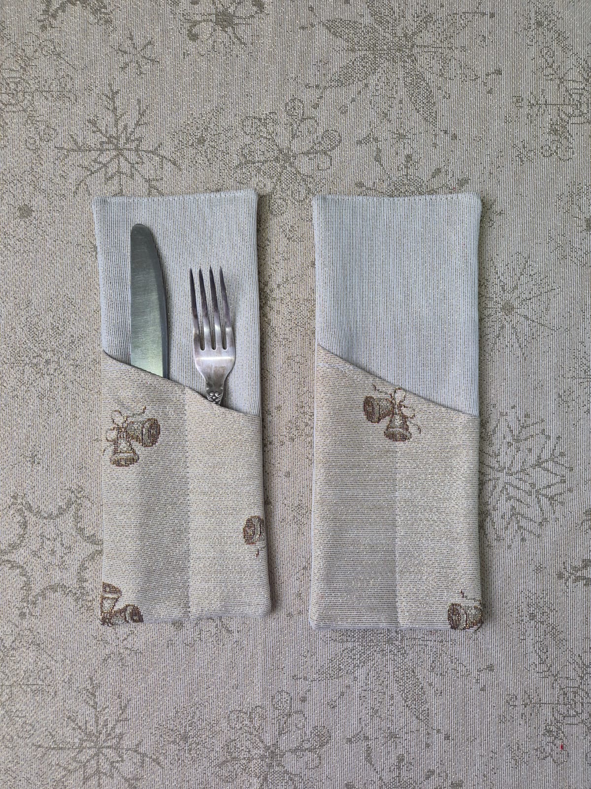 Конверт для Сервировки ( комплект 2 шт ) Рождественская ночь Колокольчик 2415535