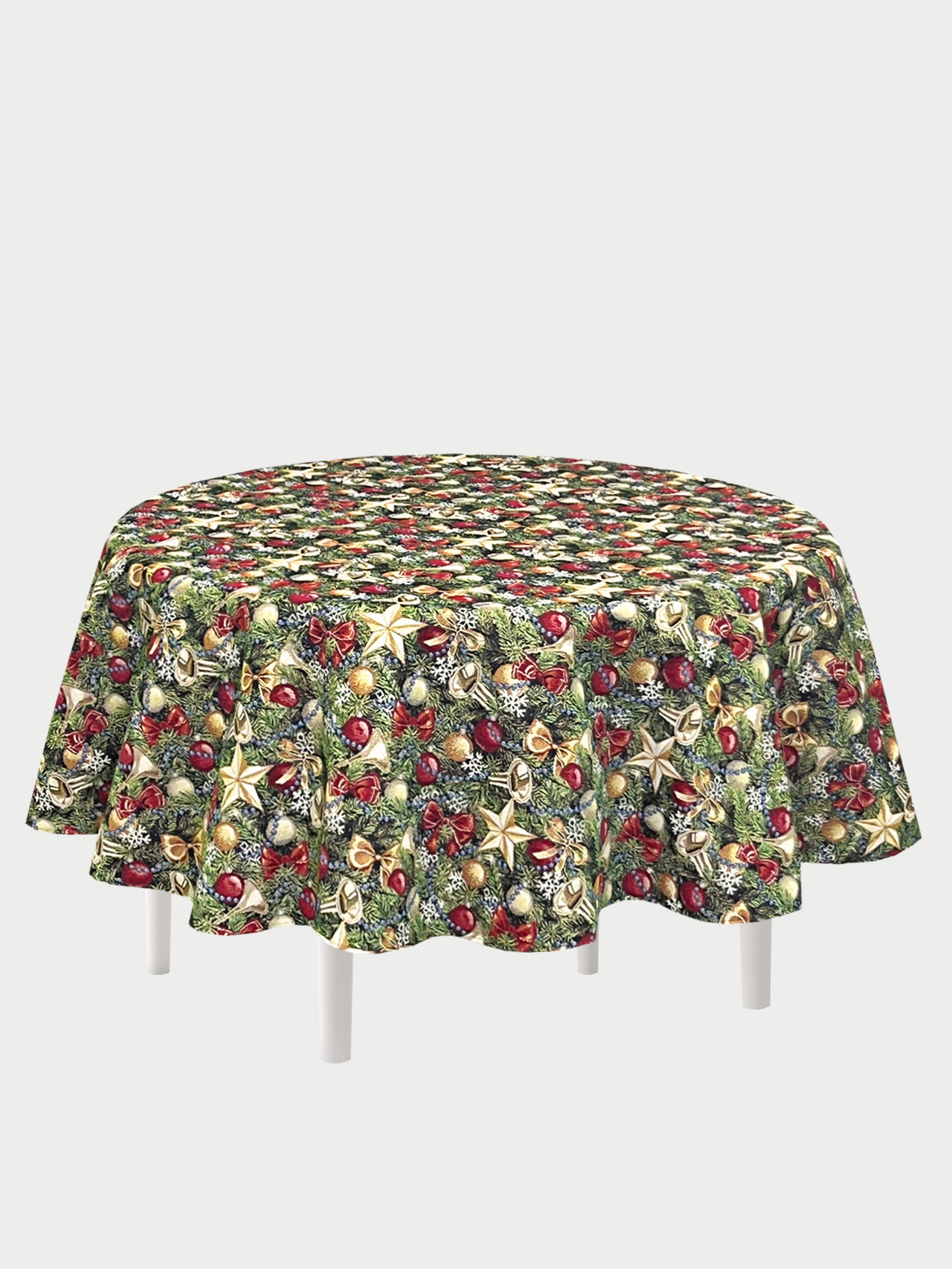 Золотые звезды Скатерть круг д210 см Н/Р 2414957 New