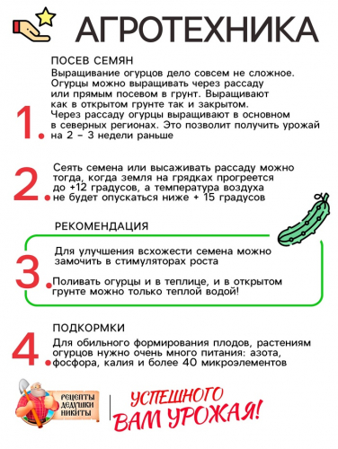 Семена Огурец 