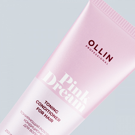 Ollin Тонирующий розовый кондиционер для волос / Pink Dream, 250 мл
