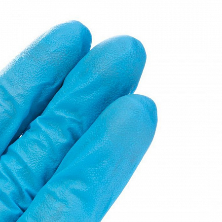 NitriMax Перчатки нитриловые неопудренные смотровые, размер L, голубой, 50 пар (100 штук)