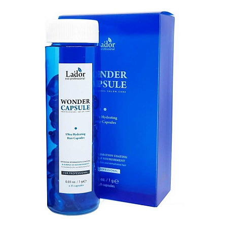 Lador Масло для волос увлажняющее в капсулах / Wonder Capsule, 70 капсул