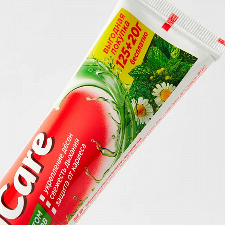 Dabur Зубная паста с кальцием и экстрактом трав: укрепление десен, свежесть дыхания, защита от кариеса / DentaCare,145 г