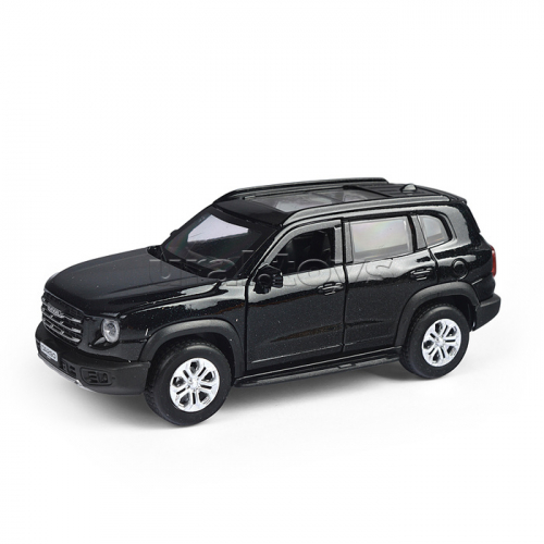 Машина металл Haval Dargo 12 см, (дв, багаж, черный) инерц, в коробке