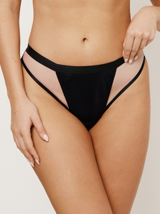 Трусы бразильяно SUBTILLE ROMA BLACK Mini Trusyi br