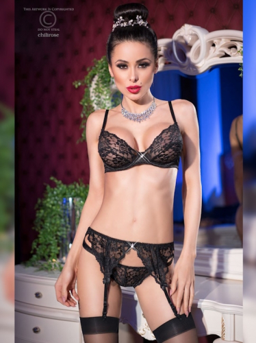 Комплект CR_4192 бюст+пояс+стринги Chilirose 4192 Set 3