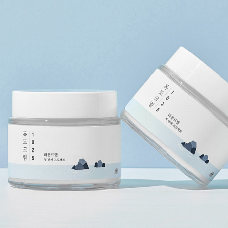ROUND LAB Увлажняющий крем для лица с морской водой / 1025 Dokdo Cream, 80 мл