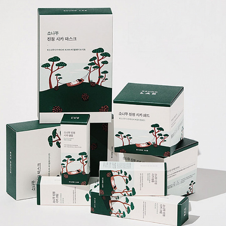 ROUND LAB Крем для проблемной кожи лица с экстрактами сосны и центеллы / Pine Calming Cica Cream, 50 мл