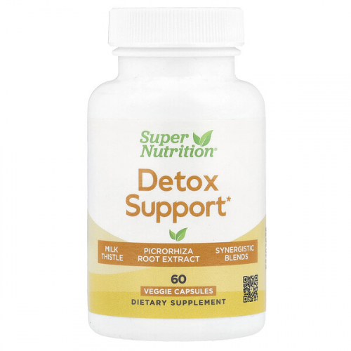 Super Nutrition, добавка для поддержки детоксикации, растительные капсулы