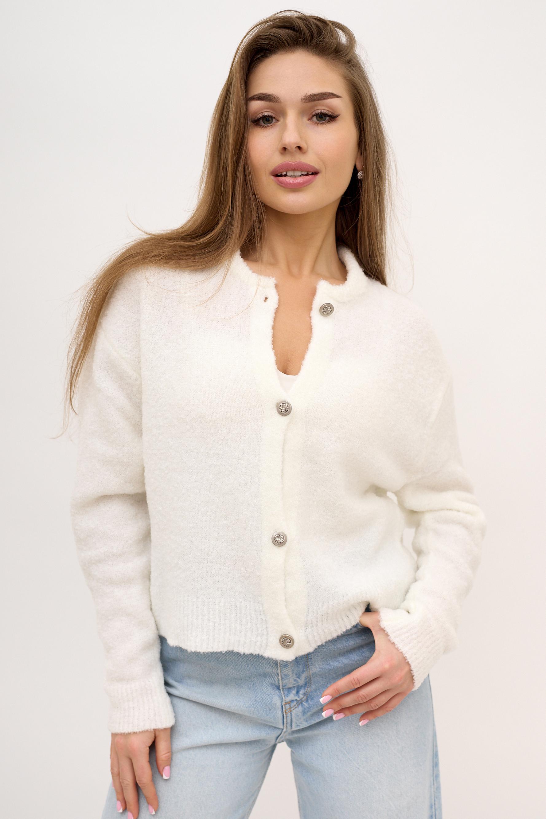 Кардиган женский вязаный Букле Б Арт. 10135