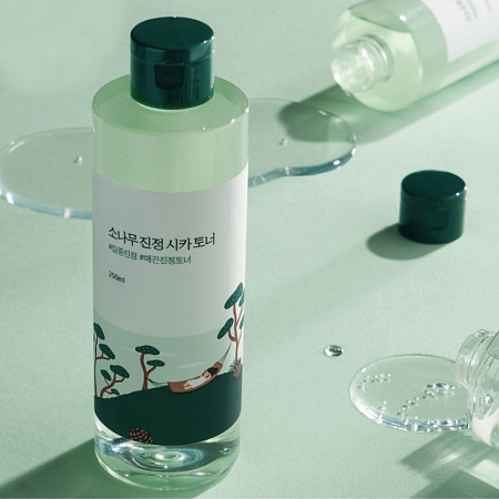 ROUND LAB Тонер для проблемной кожи лица с экстрактами сосны и центеллы / Pine Calming Cica Toner, 250 мл