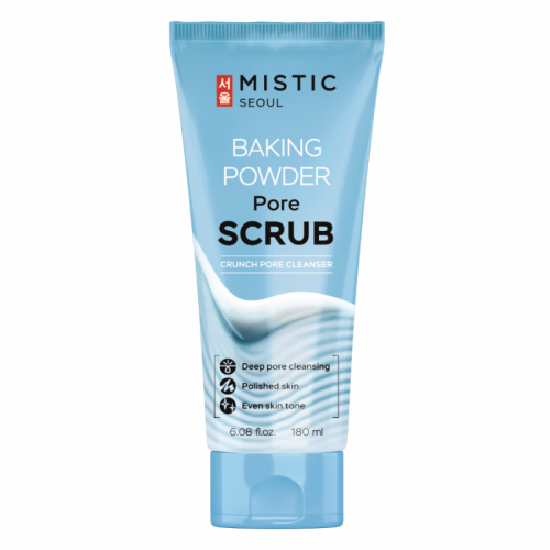 Глубокоочищающий содовый скраб для лица MISTIC BAKING POWDER Pore Scrub 180г