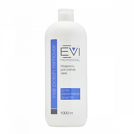 EVI professional Жидкость для снятия лака с ацетоном / Professional Salon Nail Care Nail Polish Remover, 1000 мл