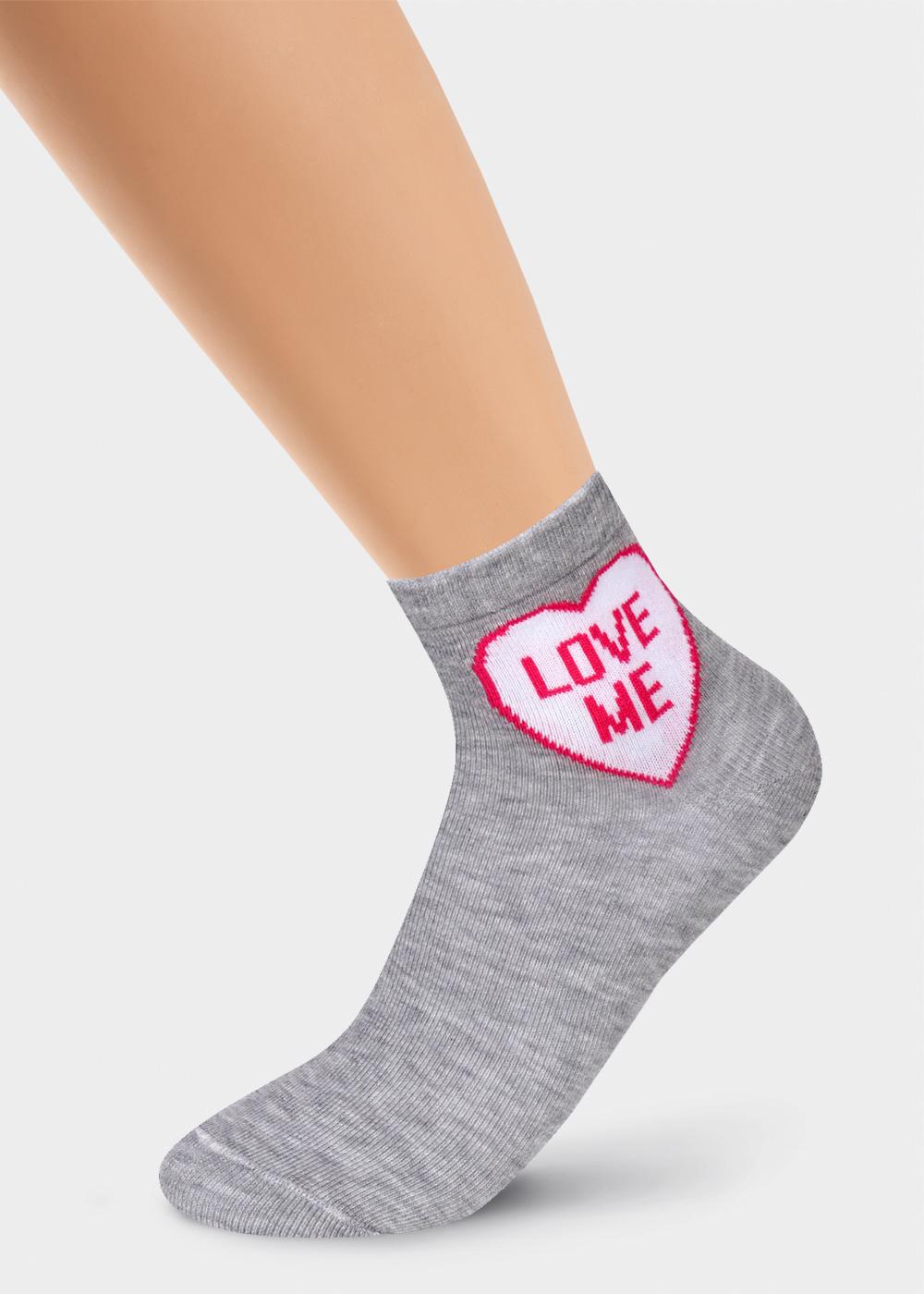 Ст.цена 59р CLE С4209 16-18,18-20 Носки детские для девочки С4209 16-18,18-20 меланж серый