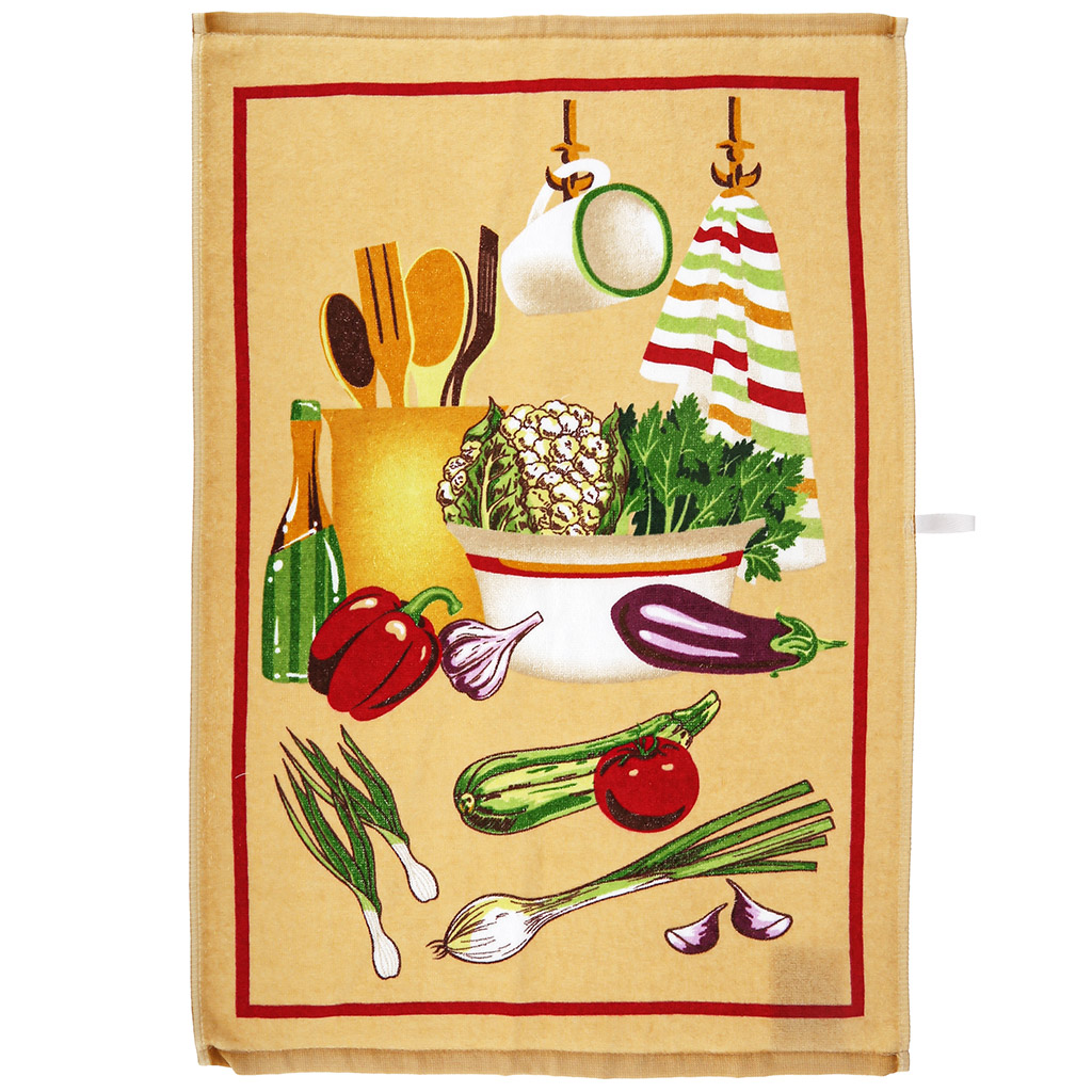 Полотенце кухонное махровое 40х60см