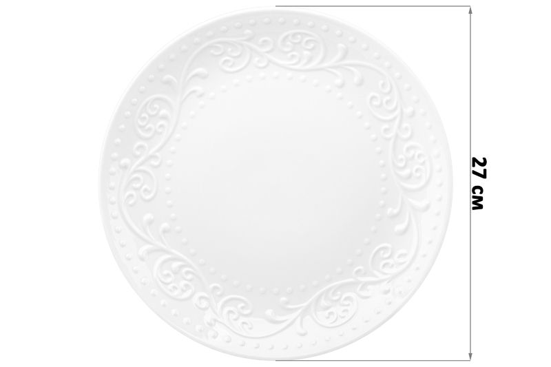 Набор тарелок для закуски 2 пр. 27*27*2 см